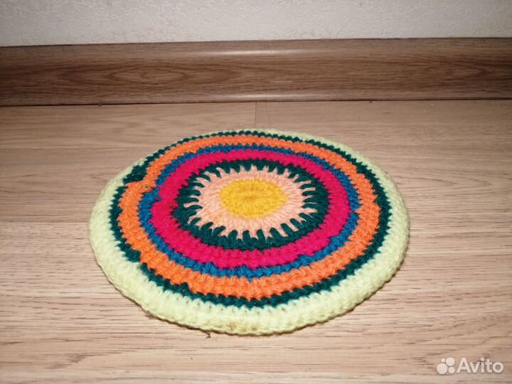 Подставка под горячее вязаная