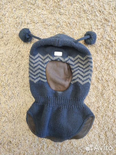 Шапка балаклава для мальчика 5-6 лет