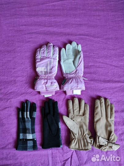 Шапки и перчатки(пакетом)