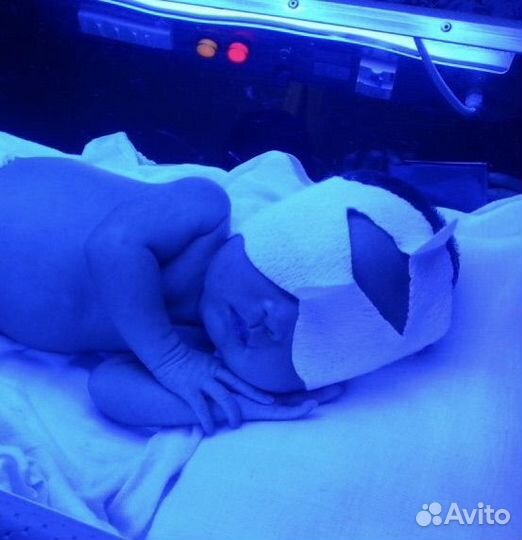 Фото лампа от желтушки + новая маска очки