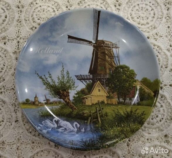 Коллекционная тарелка «Деревенская Мельница»