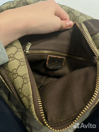 Сумка Gucci GG Beige Monogram Messenger