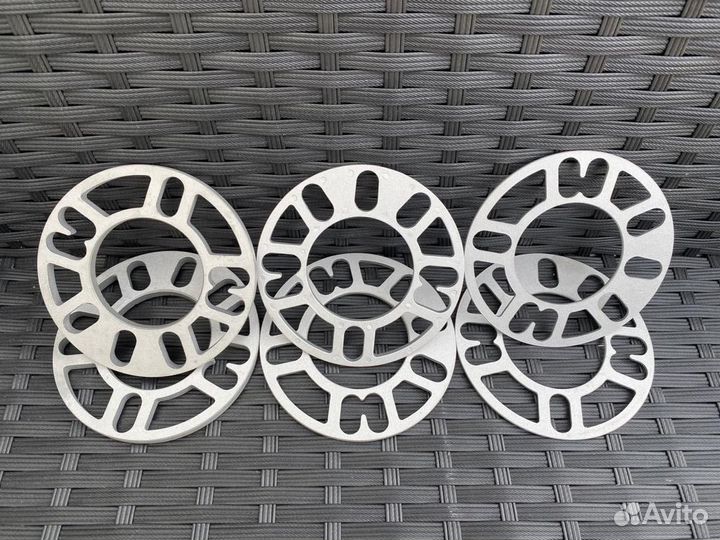 Проставки колесные универсальные 3/5/6/10 мм