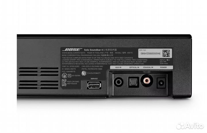 Саундбар Bose Solo Soundbar Series II