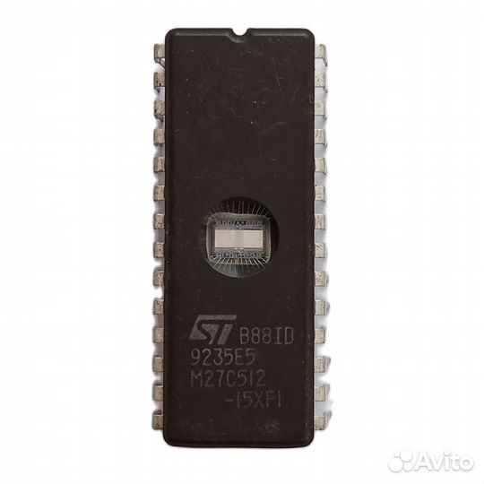 Микросхема M27C512-15XF1 M27C512