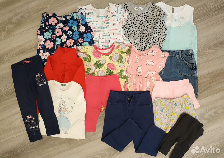Детские вещи пакетом для девочки 98