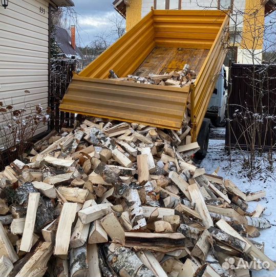 Дрова березовые колотые