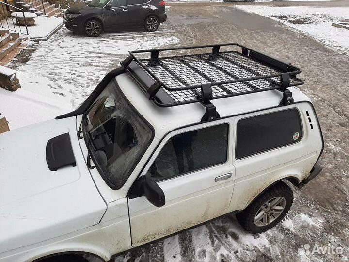 Багажник для Нива Экспедиционный, с сеткой