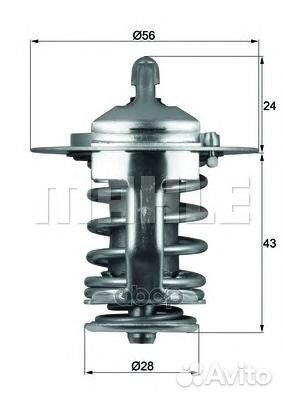 Термостат 82C lexus LS 400 89-97 / mitsubish