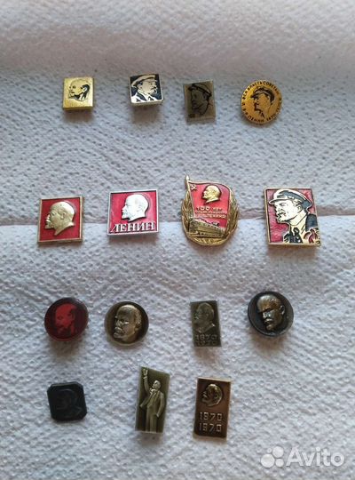 Значки СССР лениниана, спорт, города