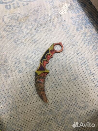 Деревянный нож керамбит