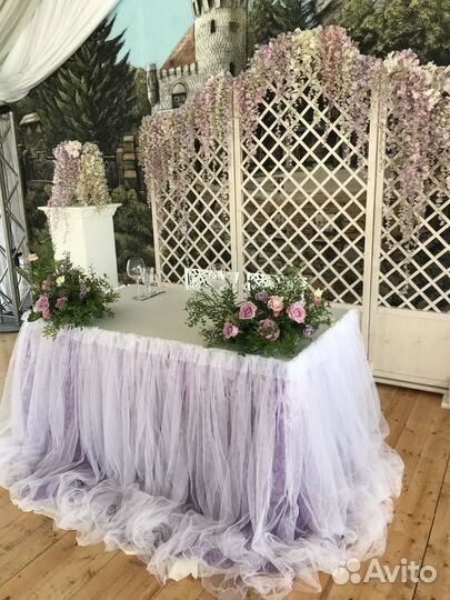 Декор для свадьбы в сиреневом (лавандовом) цвете