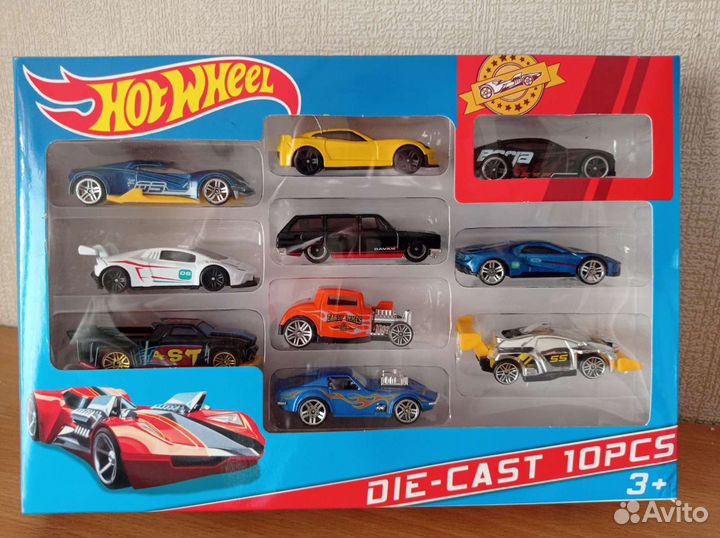 Машинки Hot Wheels 10 шт