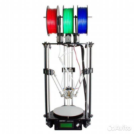 3d принтер Geeetech Rostock Delta 301 Трехцветный