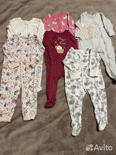 Вещи на девочку 74 на 9 мес