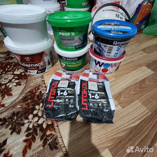 Краска шпаклёвка грунтовка пена герметик затирка