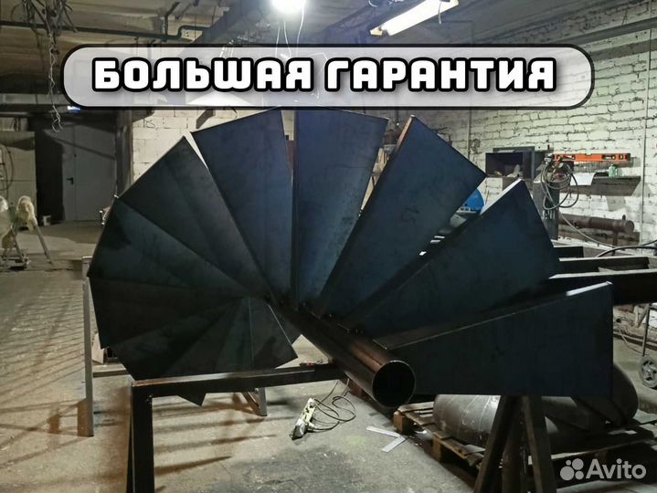 Металлическая лестница своё производство