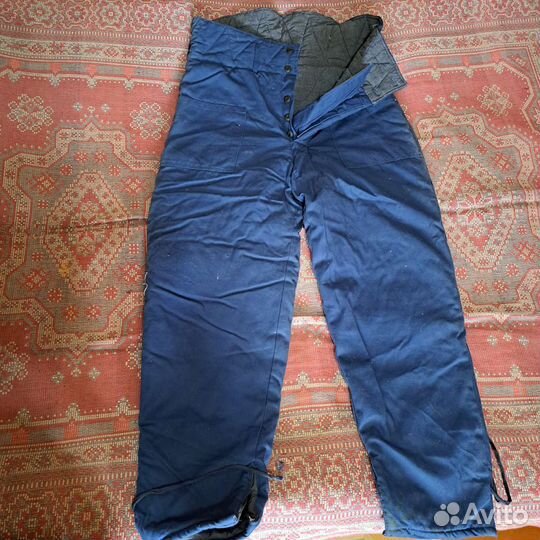 Штаны ватные теплые