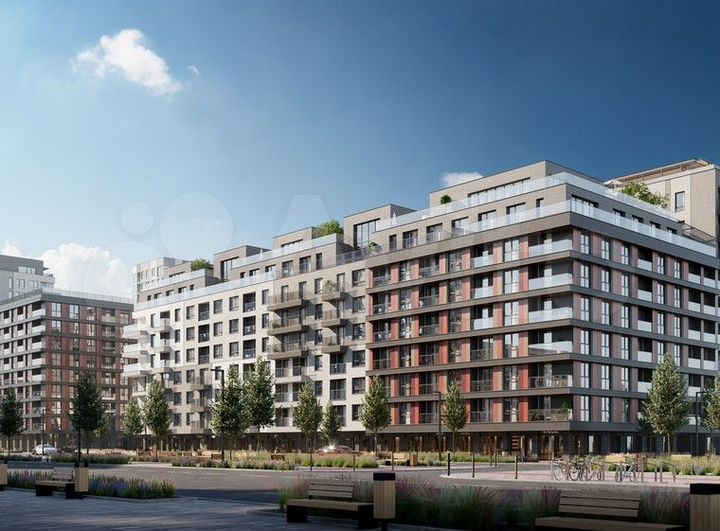 2-к. квартира, 92,8 м², 9/17 эт.