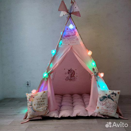 Вигвам детский, Палатка, шатер домик, новый
