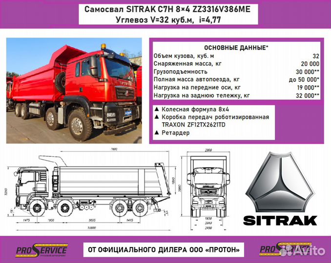SITRAK C7H, 2023