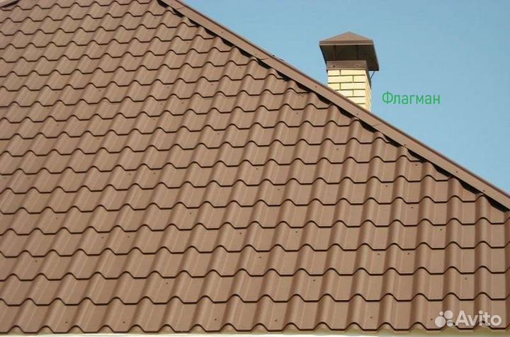 Металлочерепица для дома и дачи RAL1019