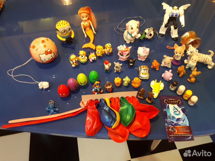 Игрушки из макдональдса,киндеры,миньон,боб,треснут