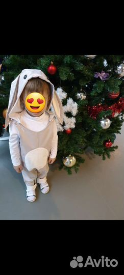 Новогодний костюм зайчика
