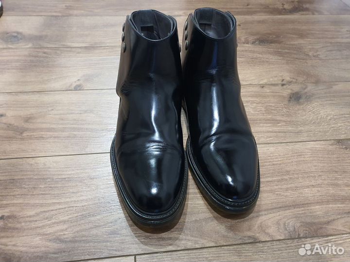 Ботинки кожаные Pollini