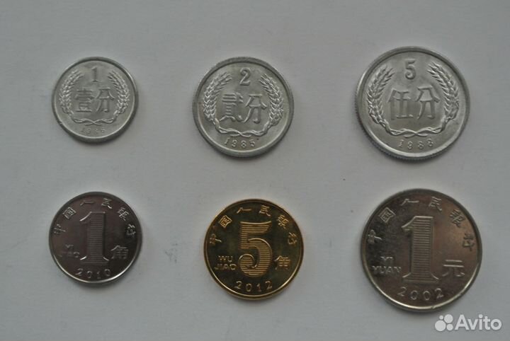 Китай комплект монет 2000-х