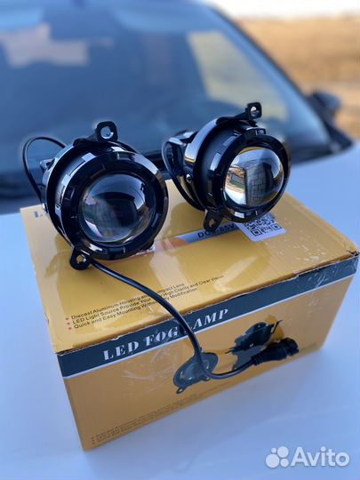 Противотуманные фары лед