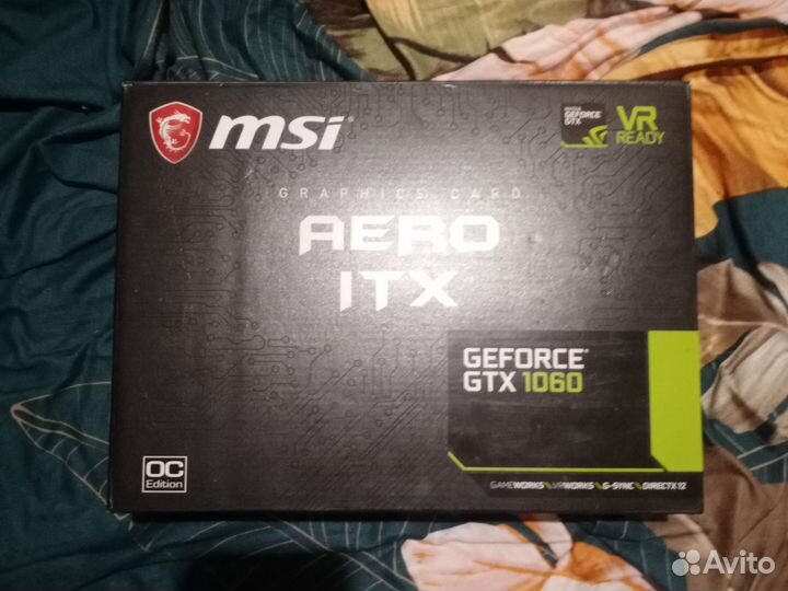 GeForce GTX 1060 aero ITX 3G OC