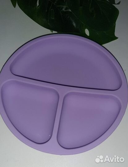 Набор детской силиконовой посуды (4 предмета)