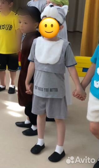 Новогодний костюм волка детский