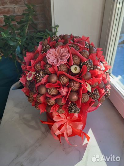 Съедобный букет из конфет