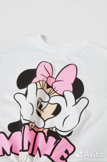 Футболка zara disney minnie mouse 98, 104, 110