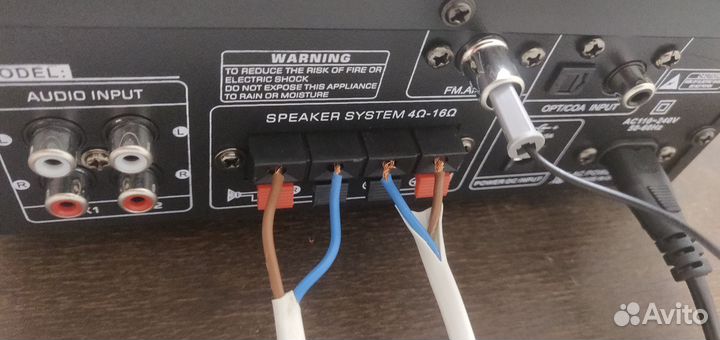 Усилитель звука ак 55 с блютуз, fm тюнером, aux