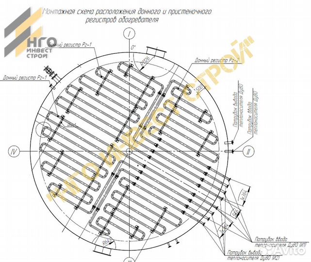 Резервуар битума / Теплоизоляция / Антикоррозия