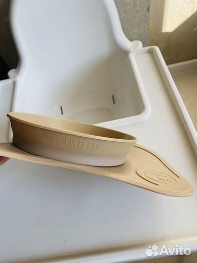 Twistshake тарелка с ковриком