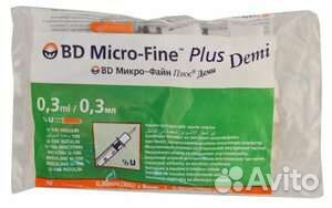 Шприцы BD Micro-Fine Plus Demi