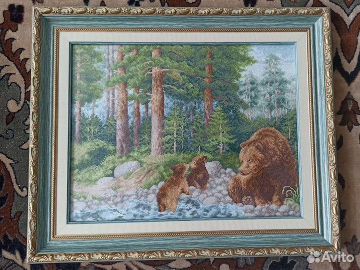 Золотое руно, картина Медведи дж-017