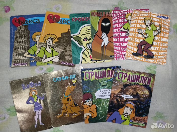 Карточки Скуби ду