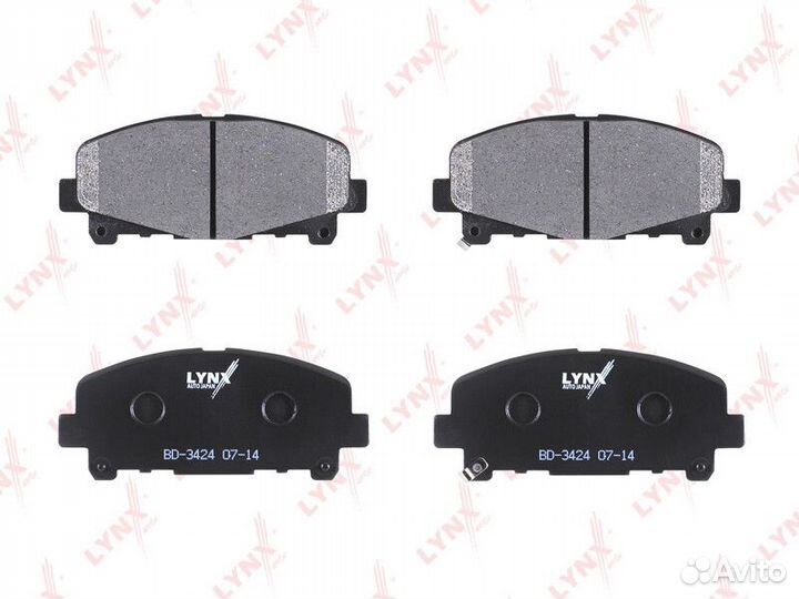 Колодки дисковые lynxauto BD-3424