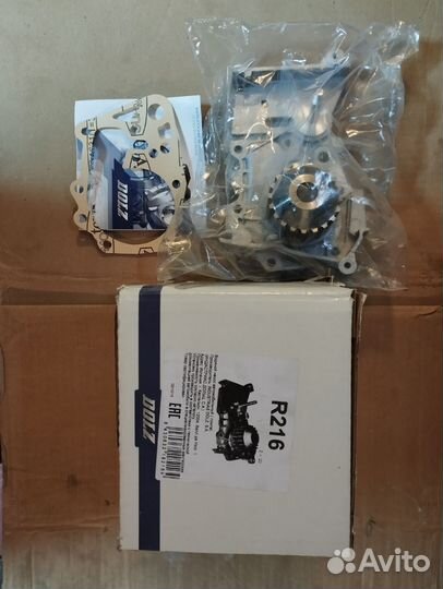 Насос водяной renault logan/clio/kangoo/megane 1.6