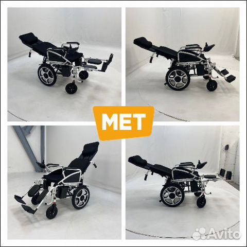Электро кресло-коляска MET Сomfort85 откид.спинк