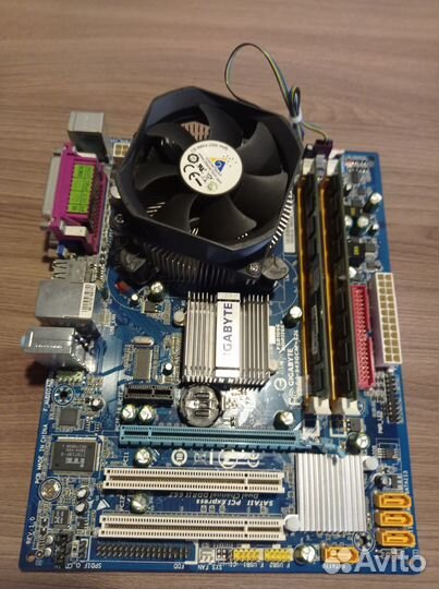 Материнская плата 775,AM2,478 с процессором