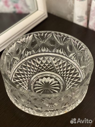 Салатник хрустальный СССР