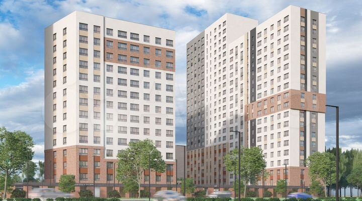 2-к. квартира, 68,5 м², 5/23 эт.