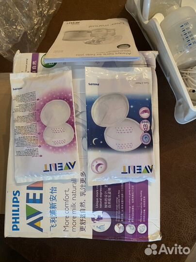 Молокоотсос avent электрический новый
