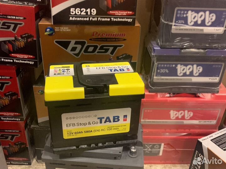 TAB 60ah EFB Stop &GO